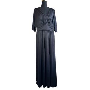 Kiyonna Classic Black Maxi Dress Women’s 2X